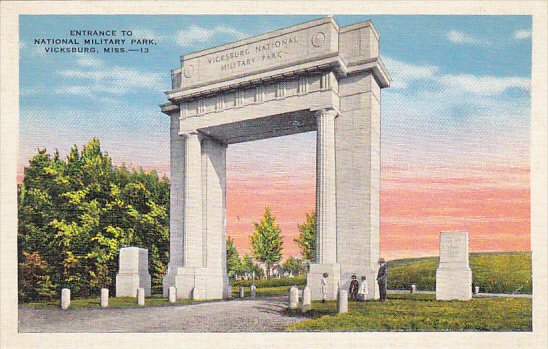 Mississippi Vicksburg Entrance To National Military Park