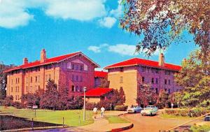 MADISON~UNIVERSITY OF WISCONSIN-TRIPP HALL ON SHORE OF LAKE MENDOTA POSTCARD