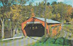 Covered Bridge Taftsville Old Covered Bridge Vermont