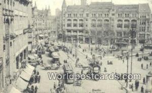 Berlin Germany, Deutschland Postcard Spittelmarkt  Spittelmarkt