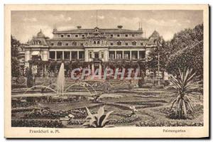 Old Postcard Frankfurt Palmengarten