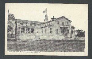 Ca 1920 PPC Camp Dodge Red Cross Building Iowa Mint