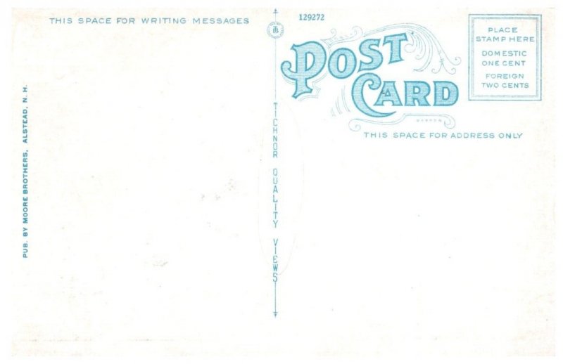 River Road Alstead New Hampshire Postcard