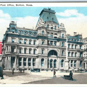 c1910s Boston, MA Old World Granite Post Office Vtg Postcard Sub-Treasury A116