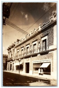 c1910 Exclusivas Julio Hotel Guadalajara Jalisco Mexico RPPC Photo Postcard