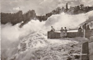 Switzerland Rheinfall Real Photo