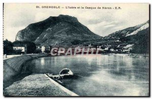 Grenoble Old Postcard L & # 39Isere and helmet Neron