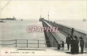 Old Postcard Le Havre jetties