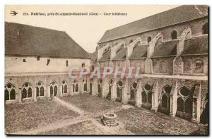 Old Postcard Noirlac near St Amand Mortrond Dear Inner Court