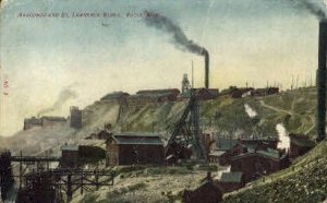 Anaconda and St. Lawrence Mines in Butte, Montana