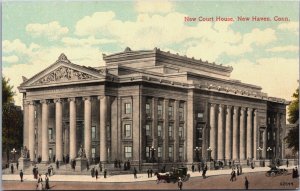 USA New Courthouse New Haven Connecticut Vintage Postcard C033