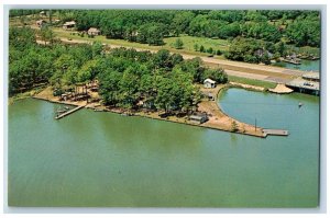 Ocean City Maryland MD Postcard Aerial View Of Bird Nest Motel And Cottage c1960