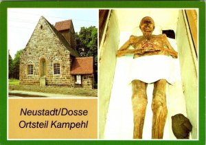 Neustadt~Dosse Germany  KAMPEHL CHURCH~KNIGHT KAHLBUTZ MUMMY/CORPSE 4X6 Postcard