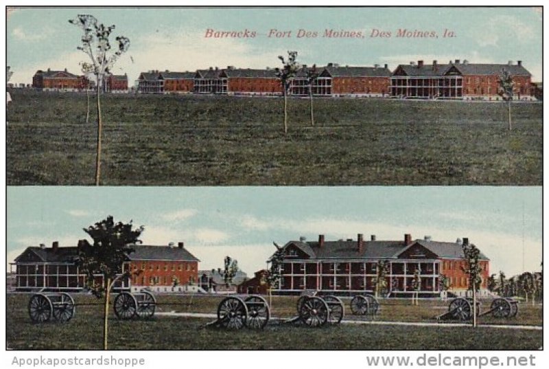 Fort Des Moines Barracks Des Moines Iowa 1912