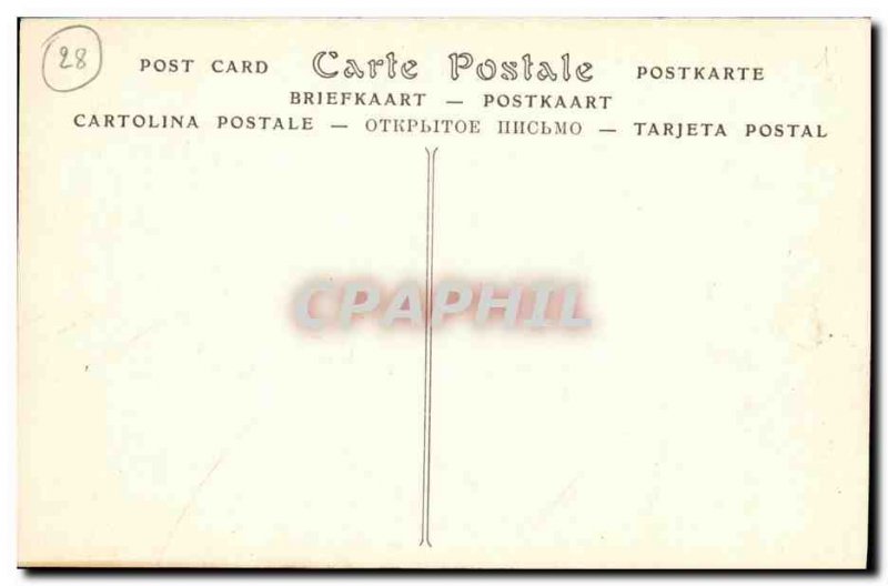 Old Postcard Chartres Cathedrale South Portal