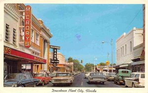Downtown Street Scene McCrorys 5 & Dime Plant CIty Florida 1960s postcard