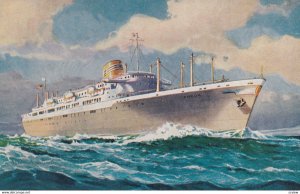 Panama Line , 50-60s ; Ocean Liners Ancon--Cristobal