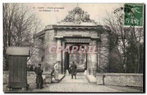 Caen - Main Gate of the Castle Old Postcard