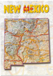 US New Mexico. Mint. Map and facts.  Nice Card.