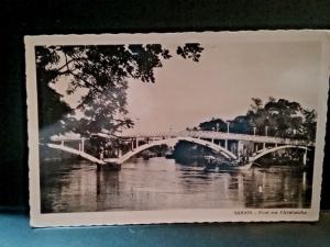 Posctard  RPPC Pont sur l Avalanche  Bridge in SAIGON, VIET NAM.   Z6