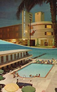 Vintage Postcard 1967 Golden Sands Motor Hotel Bldg. Ocean Miami Beach Florida