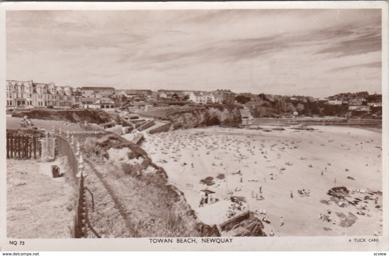 RP: NEWQUAY , Cornwall , England , 1952 ; Towan Beach