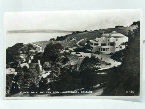 Floral Hall and Tea Room Hazelwood Belfast Vintage Friths RP Postcard