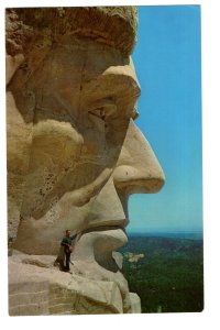 OVERSIZE, President Lincoln's Face, Mount Rushmore, Black Hills, South Dakota