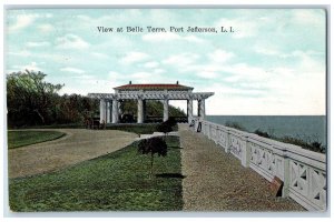 1909 View At Belle Terre Port Jefferson Long Island New York NY Vintage Postcard