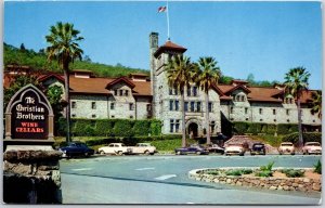 1961 Christian Brothers Wine & Champagne Cellar St. Helena California Postcard