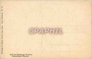 Postcard Old Kobf der K�rnberger Madonna Germonisches Museum