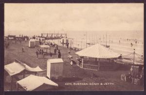 Beach and Jetty Burnham Somerset UK Post Card 2492