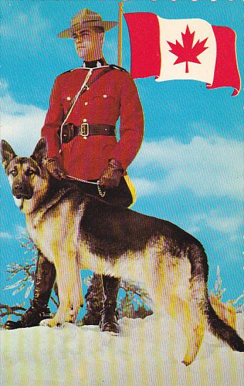 Canada Officer with Dog Royal Canadian Mounted Police
