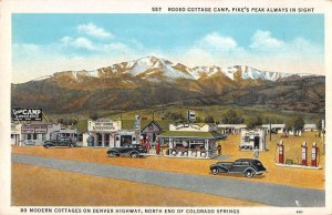 Colorado Springs Colorado Rodeo Cottage Camp and Service Station PC AA20610