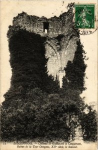 CPA LILLEBONNE - Chateau de Guillaume - Ruines de la Tour octogone (199512) 