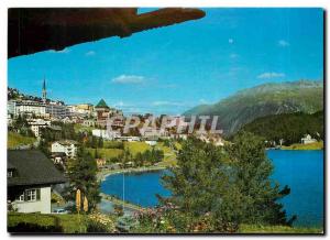 Modern Postcard St Moritz Engadin Schweiz