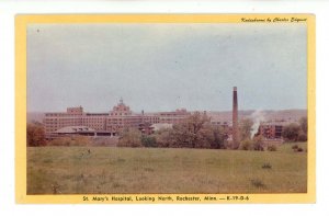 MN - Rochester. St. Mary's Hospital Looking North