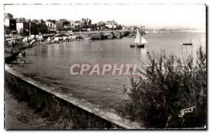 Old Postcard Anse Croix de Vie (Vendee) Beach of Palle has Porteau View from the