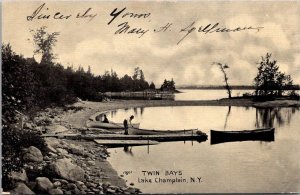 New York Lake Champlain Twin Bays