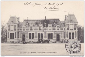 CHALONS-sur-MARNE , France , PU-1908 - La caisse d'Epargne