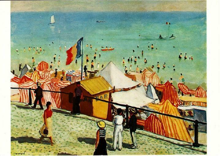 Les Sables d'Olonnes by Albert Marquet Art Postcard