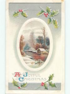 Divided-Back CHRISTMAS SCENE Great Postcard W9999