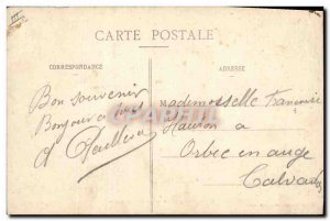Old Postcard Army Camp Chalons View tents