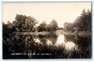 c1910's Automobile Club Bridge Of Buffalo New York NY RPPC Photo Postcard 