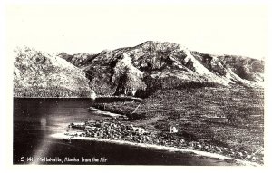 RPPC Postcard Aerial View Metlakatla Native American Community Alaska