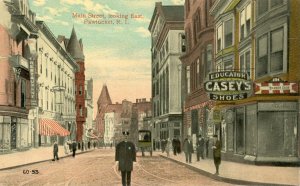 Postcard Early View of Main Street in Pawtucket, RI.   W5