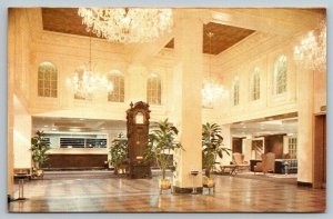 New Orleans French Quarter Hotel Monteleone Main Lobby   Louisiana   Postcard