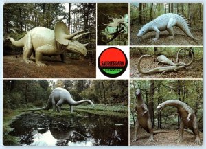 BAUTZEN, GERMANY ~ Dinosaurs SAURIER PARK Triceratops 5¾x8¼ Postcard