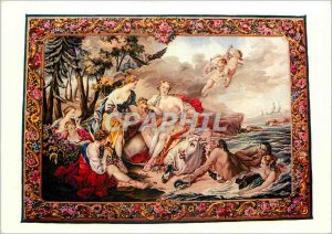 Postcard Modern Aubusson tapestry The Capital Removal Europe