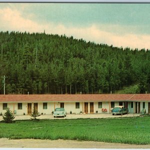 1958 Hill City So Dak Circle S Motel Near Mt. Rushmore Advertising Postcard A223